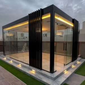 تصميم الغرف الزجاجية بجدة